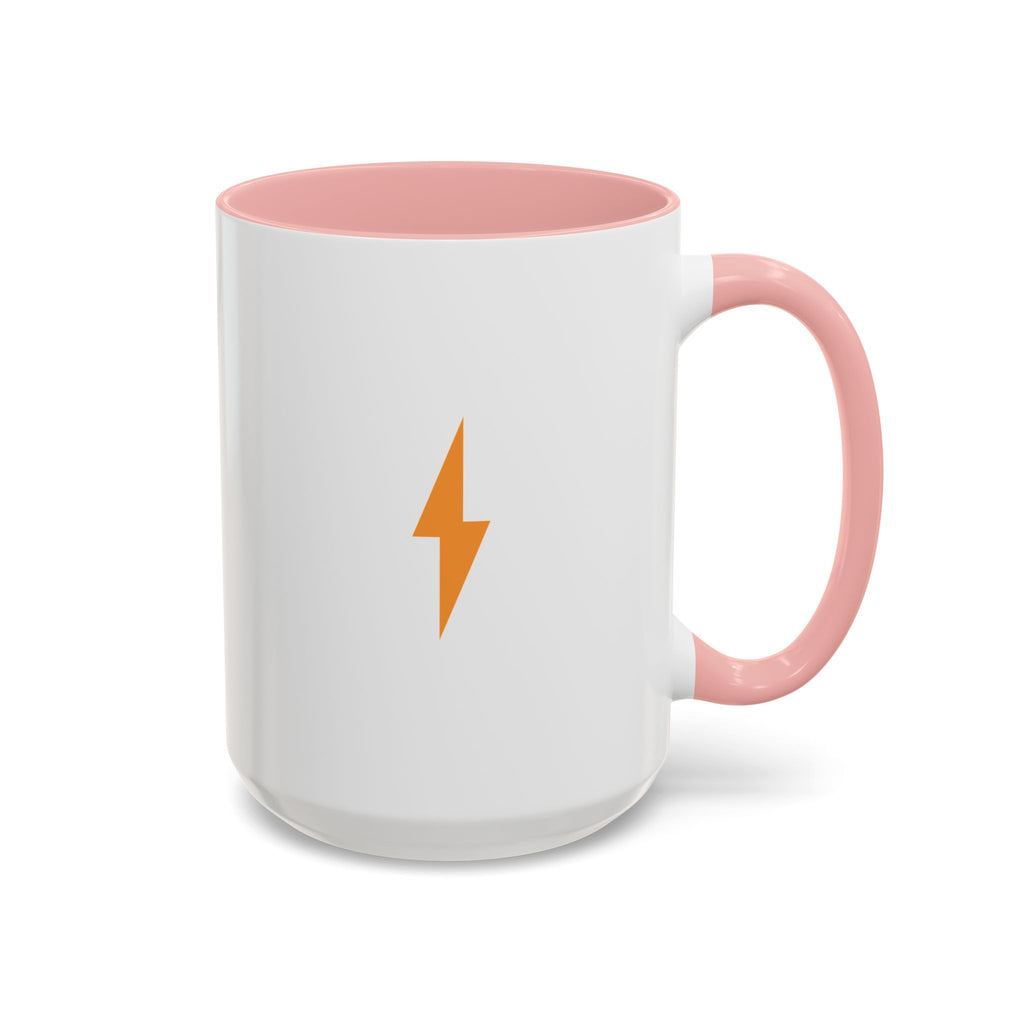 Lightning Bolt Accent Coffee Mug