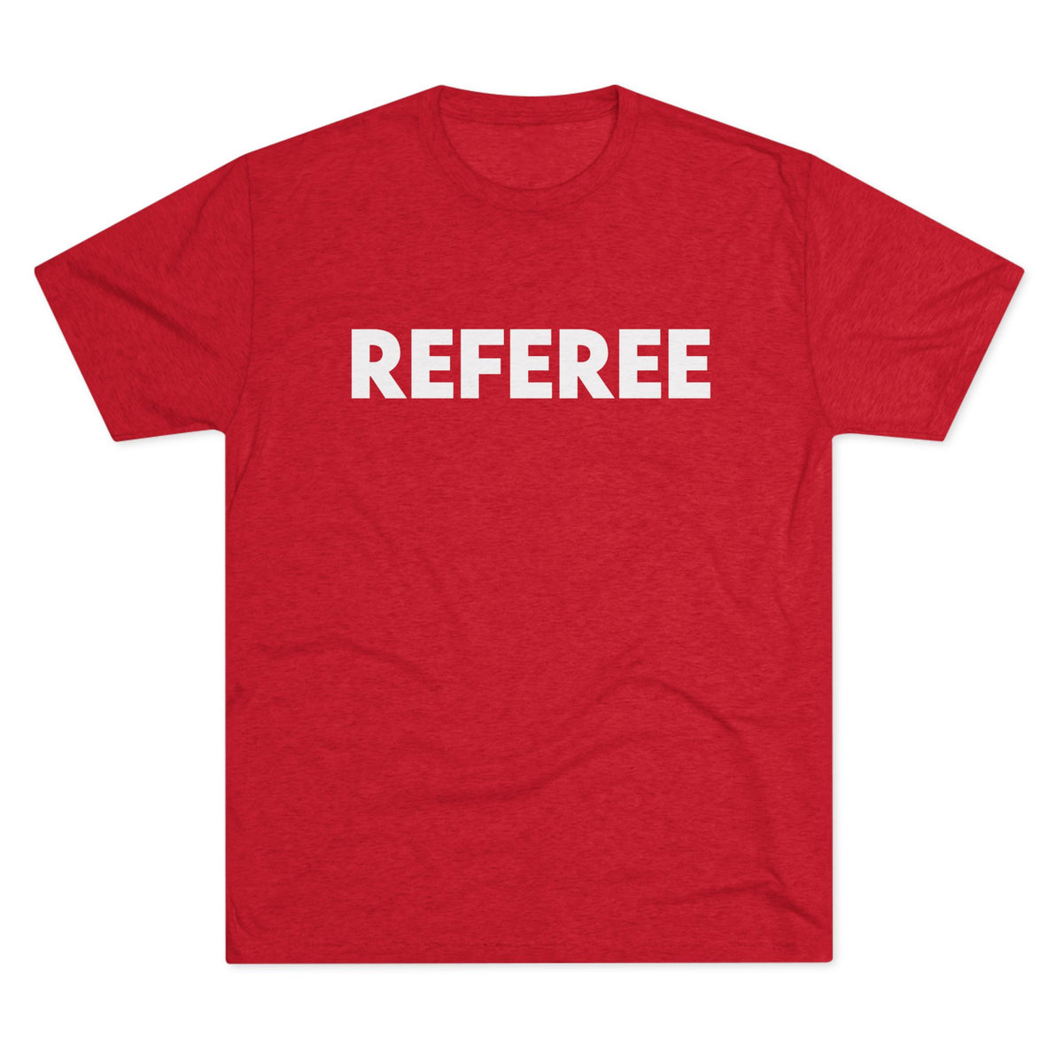 Referee Tee — Bold White Sports Official Shirt from an Iconic 80's Movie