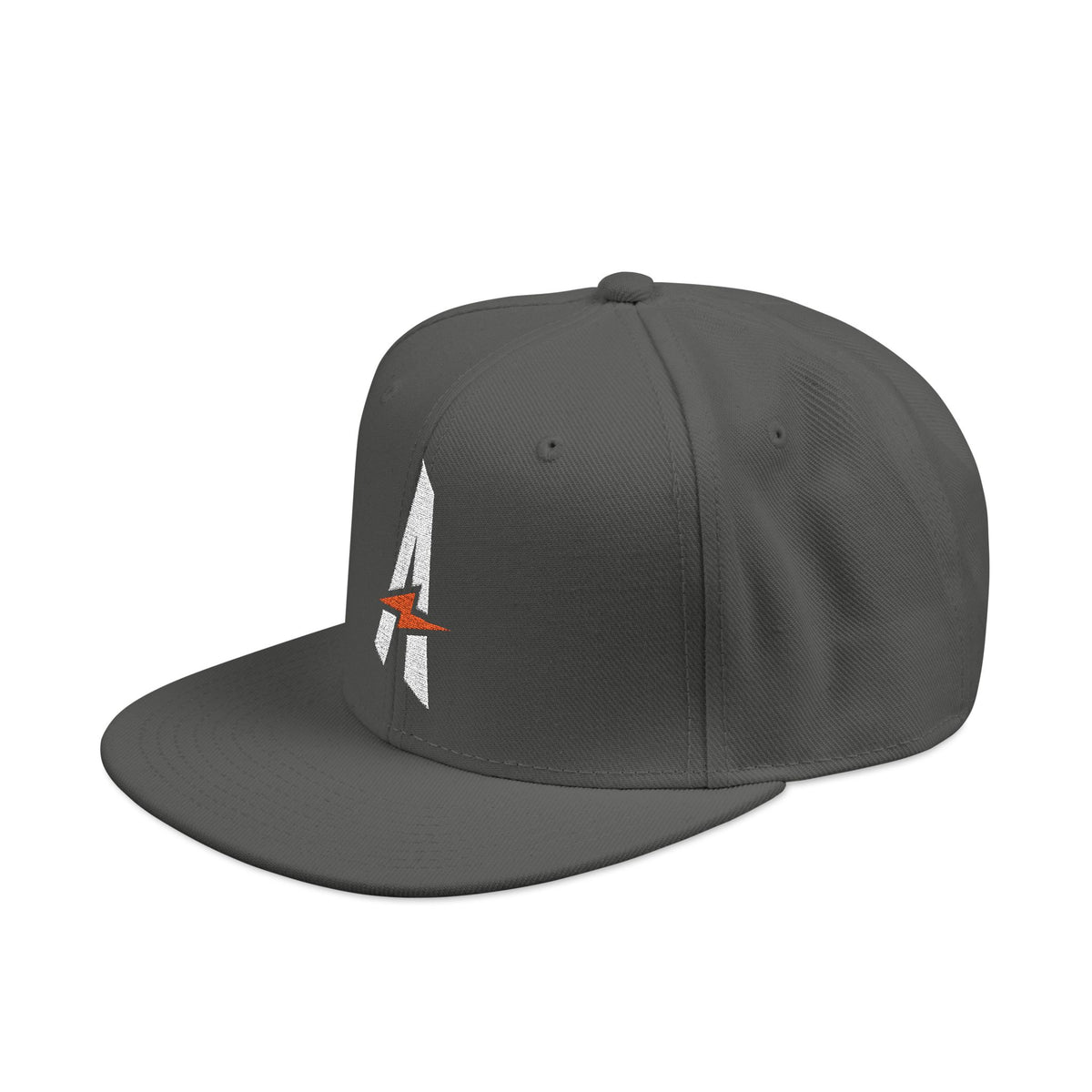 Embroidered "Bolt A" Snapback Hat