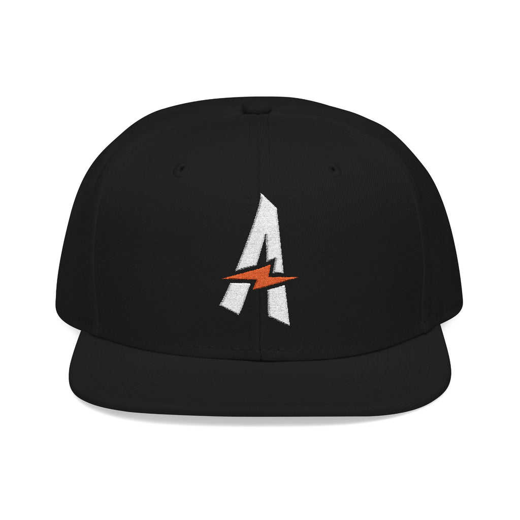 Embroidered "Bolt A" Snapback Hat