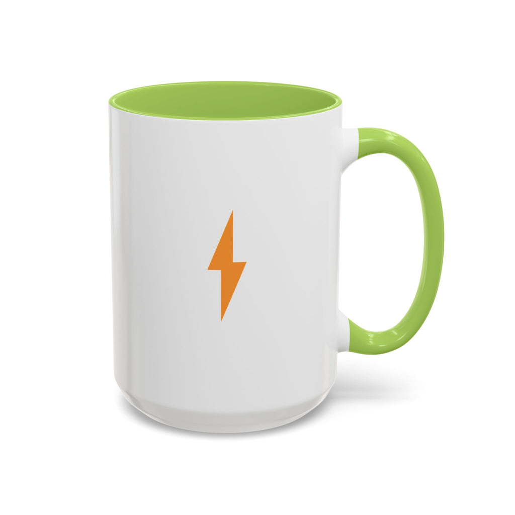Lightning Bolt Accent Coffee Mug