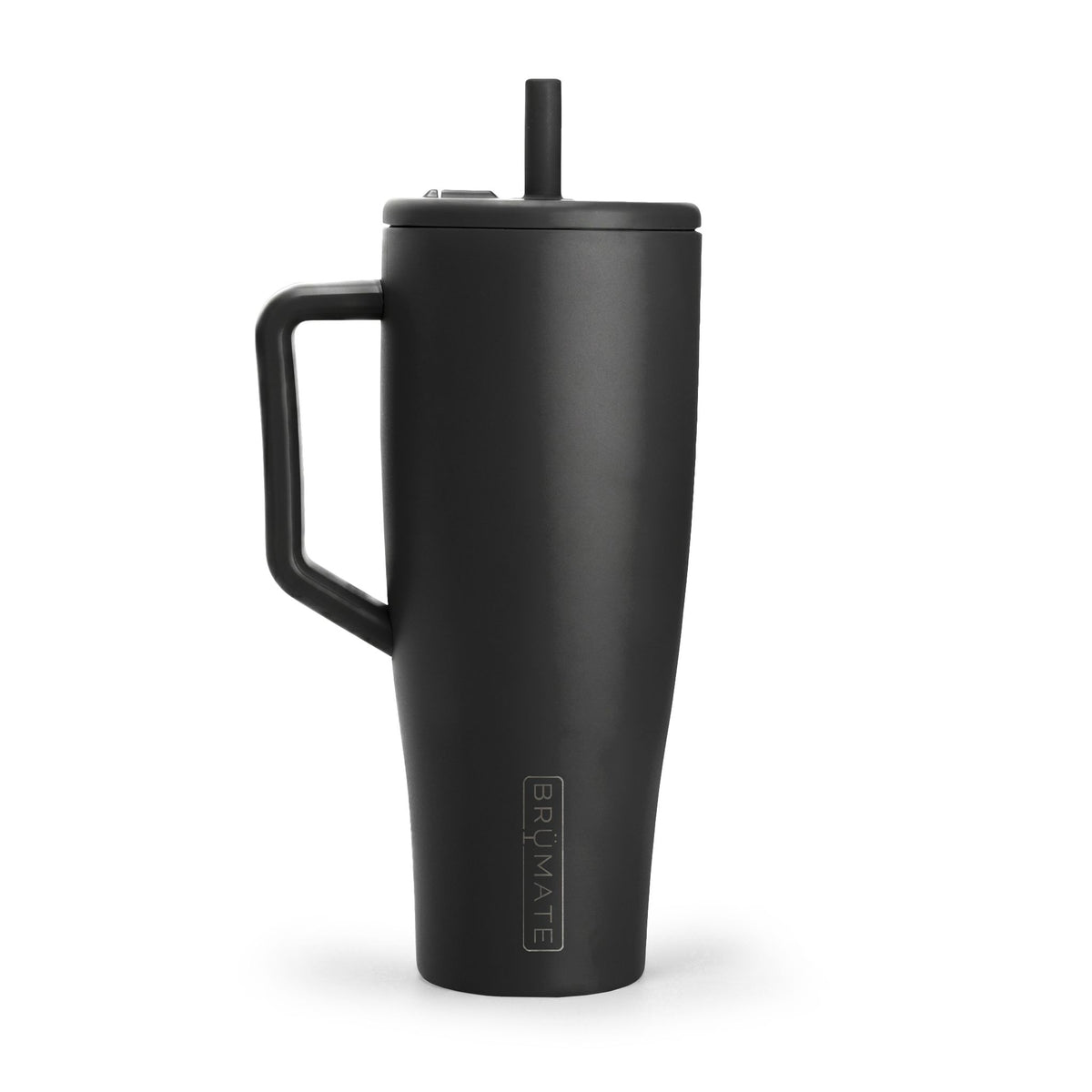 Lead Safe 40oz Insulated Travel Tumbler with Lid & Handle — Engravable Stainless Mug