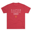Load image into Gallery viewer, Super Average Dad Tri-Blend Crew Tee
