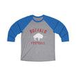 Load image into Gallery viewer, Buffalo Football Est. 1960 Unisex Tri-Blend 3\4 Raglan Tee
