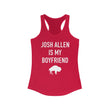 Load image into Gallery viewer, Josh Allen is My Boyfriend Racerback Tank

